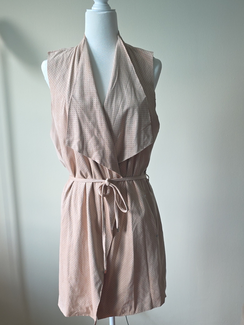 Dolce Cabo Sleeveless Wrap Romper in Light Blush
